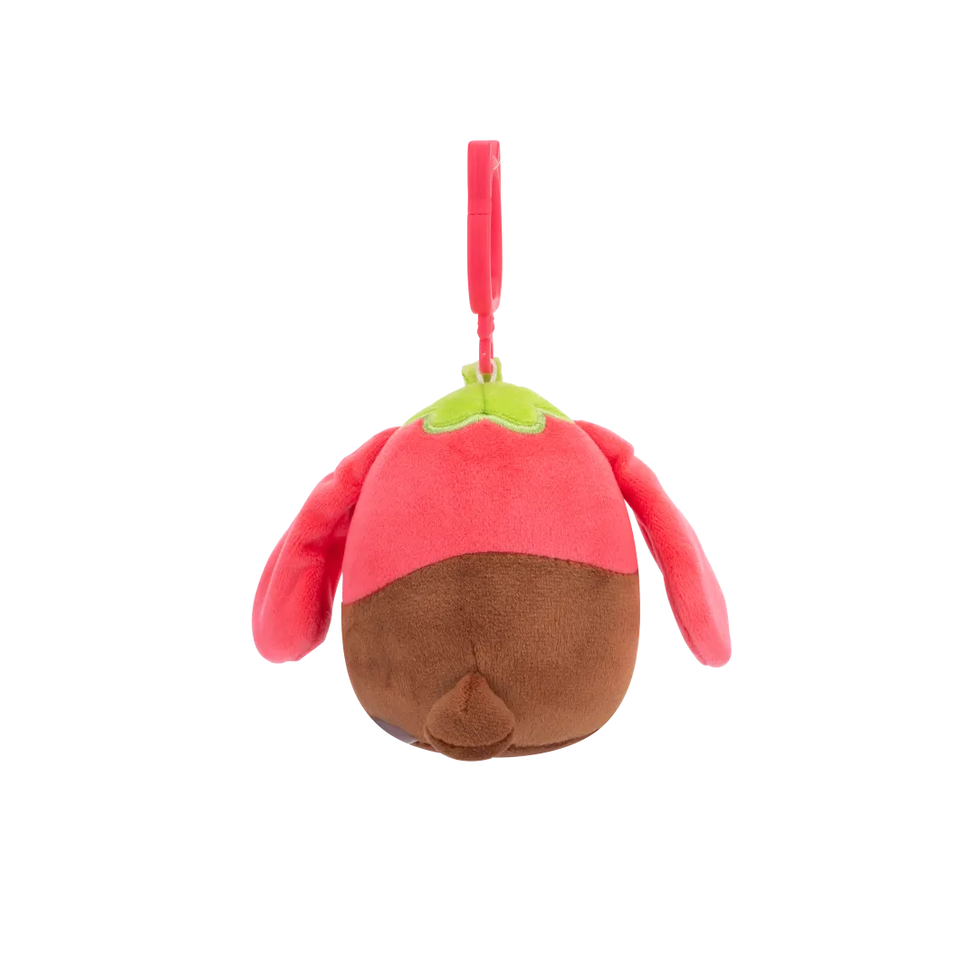 Squishmallows Clip-On Gunda de chocolade aardbei bunny, 9 cm - Image 4