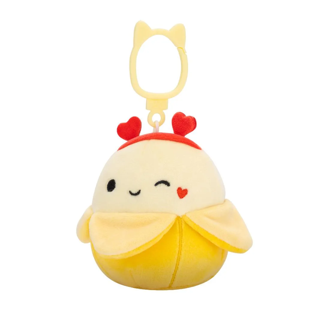 Squishmallows Clip-On Junie de knipogende gele banaan, 9 cm - Image 2