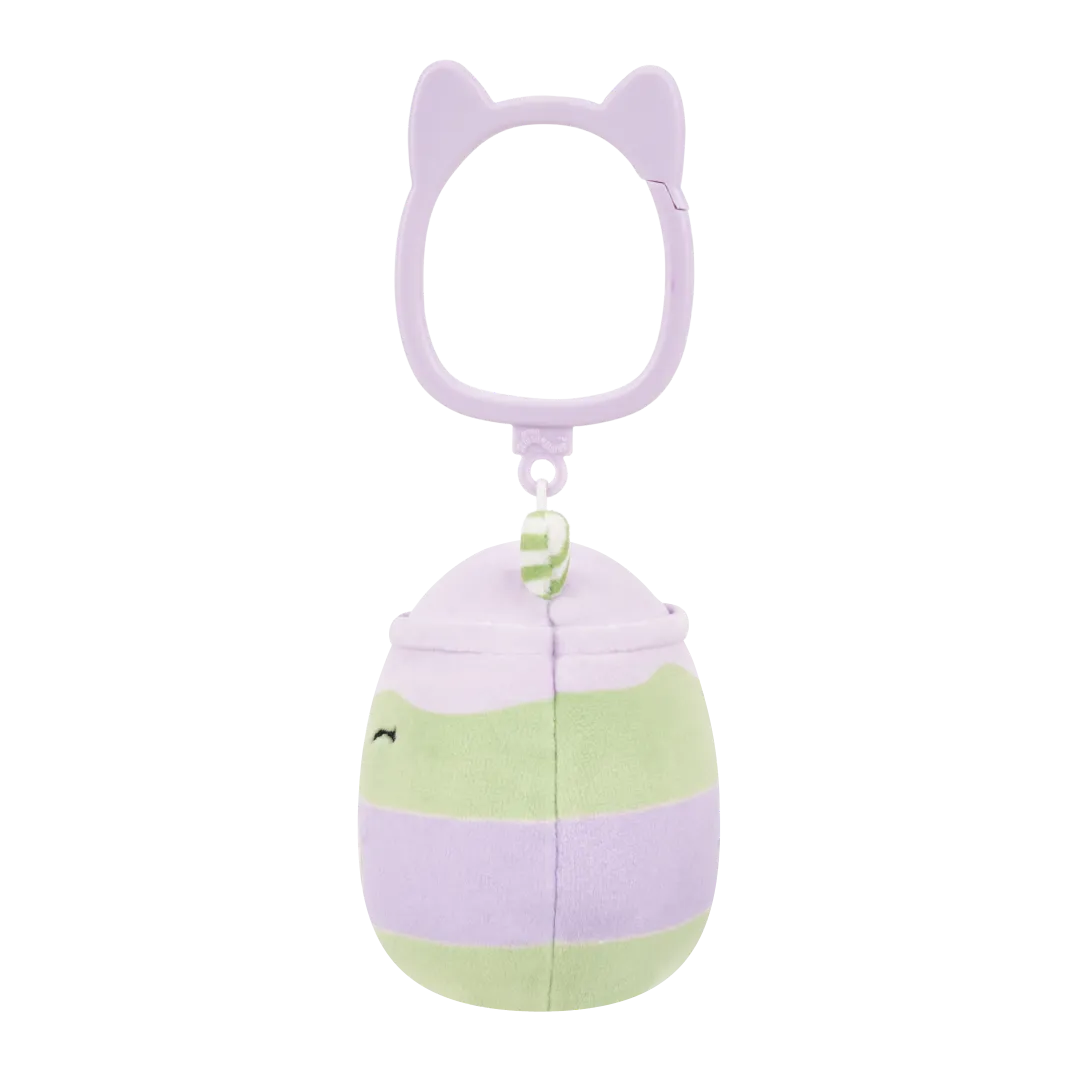 Squishmallows sleutelhanger Latchmi de lavendel matcha latte, 9 cm - Image 2