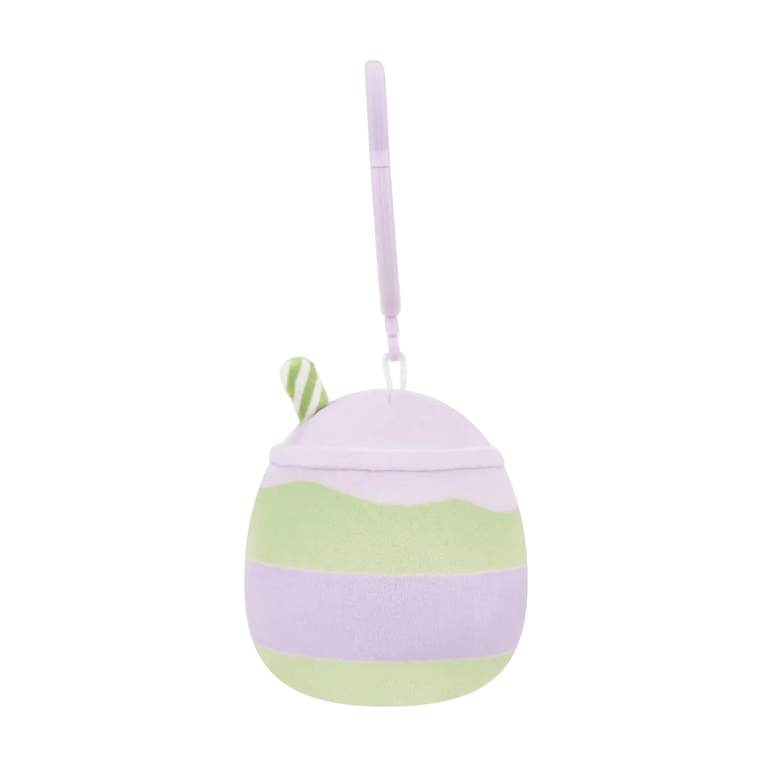 Squishmallows sleutelhanger Latchmi de lavendel matcha latte, 9 cm - Image 3