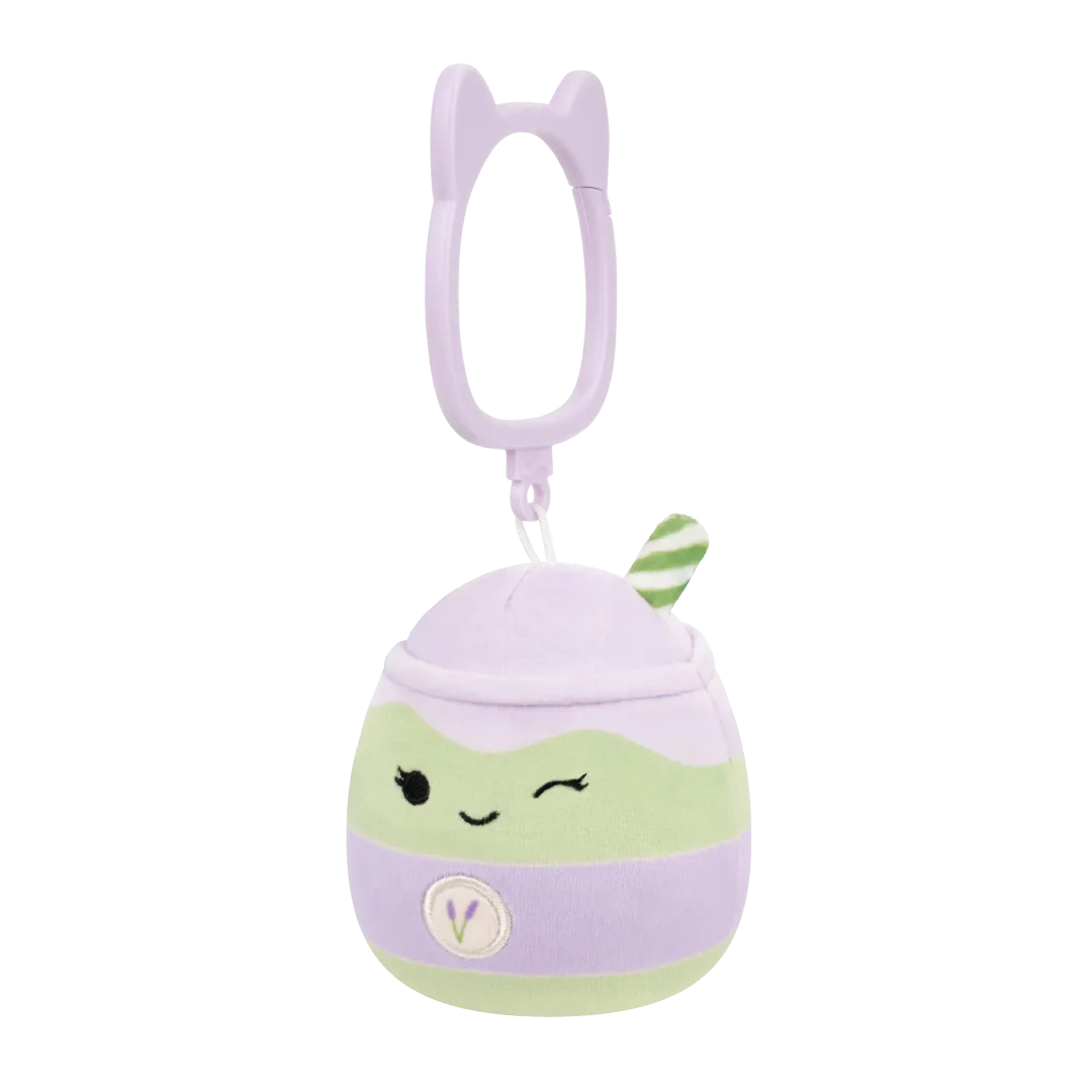Squishmallows sleutelhanger Latchmi de lavendel matcha latte, 9 cm - Image 4