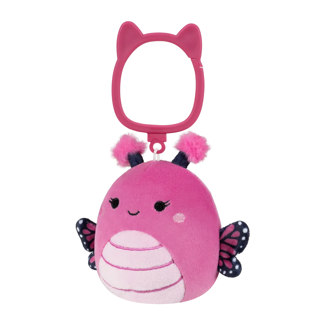 Squishmallows sleutelhanger Marcelina de frambozen vlinder, 9 cm - Image 2