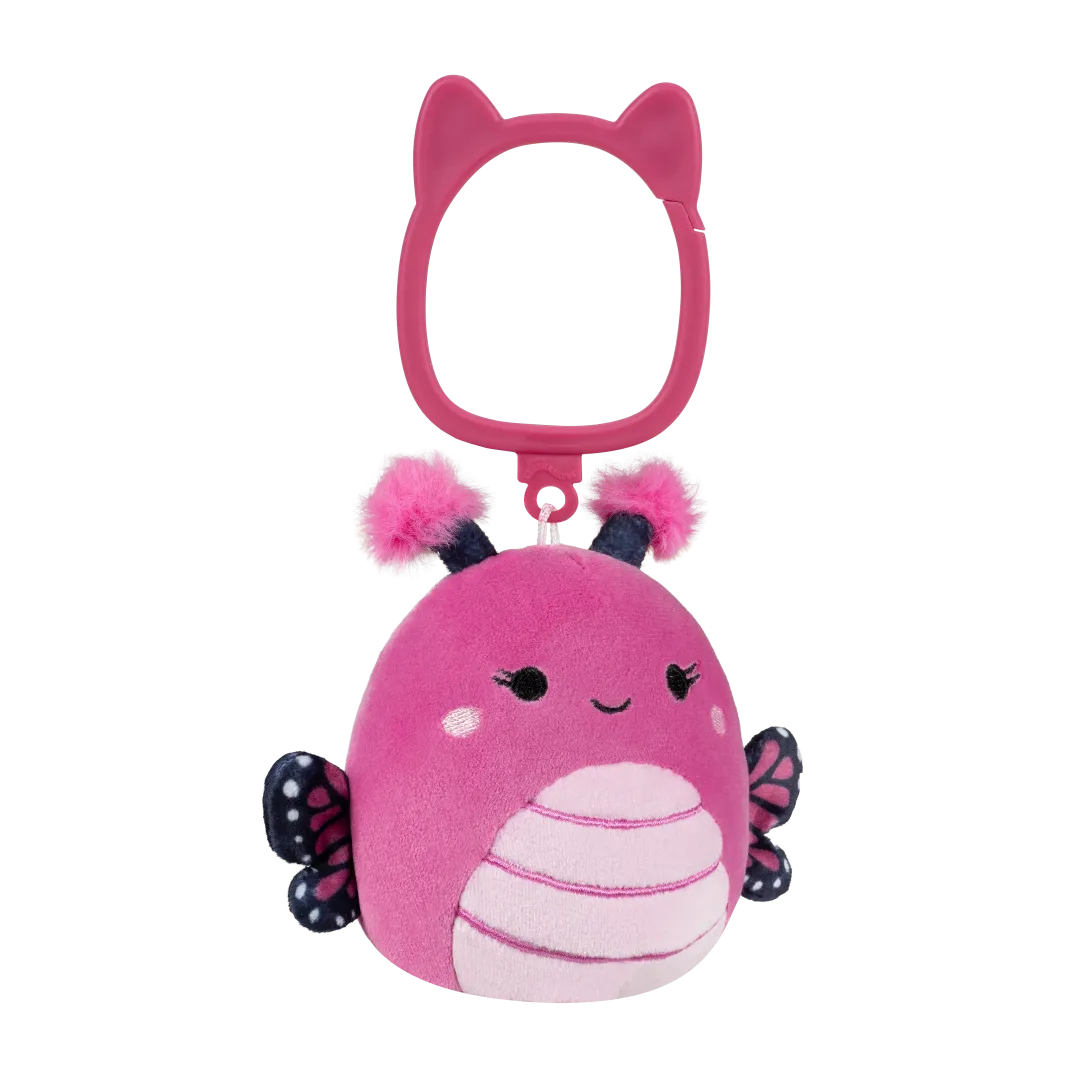 Squishmallows sleutelhanger Marcelina de frambozen vlinder, 9 cm - Image 3
