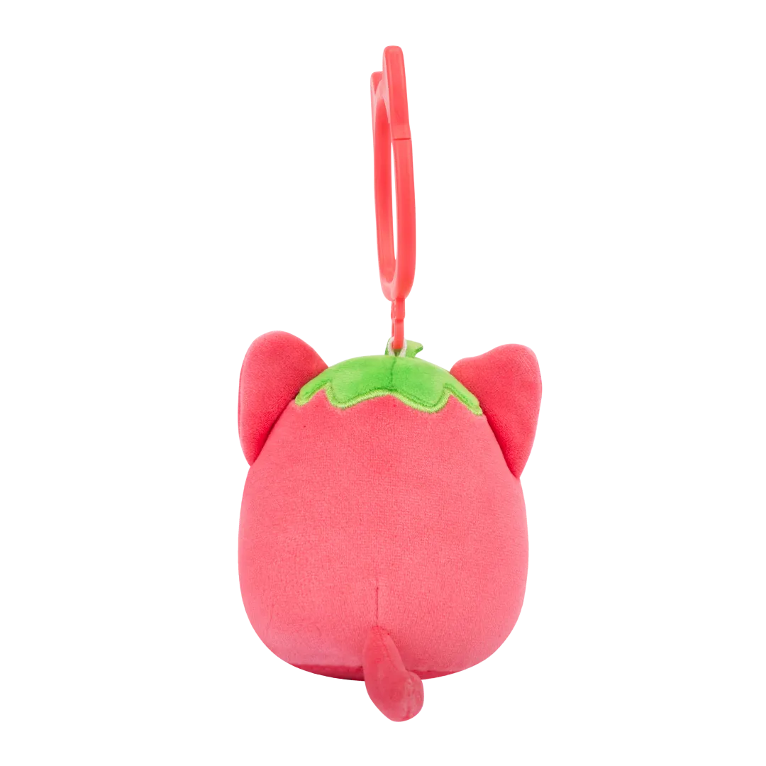 Squishmallows sleutelhanger Olma de aardbeienkat, 9 cm - Image 2