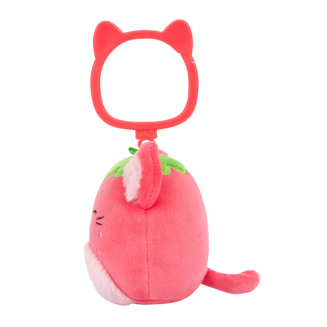 Squishmallows sleutelhanger Olma de aardbeienkat, 9 cm - Image 4