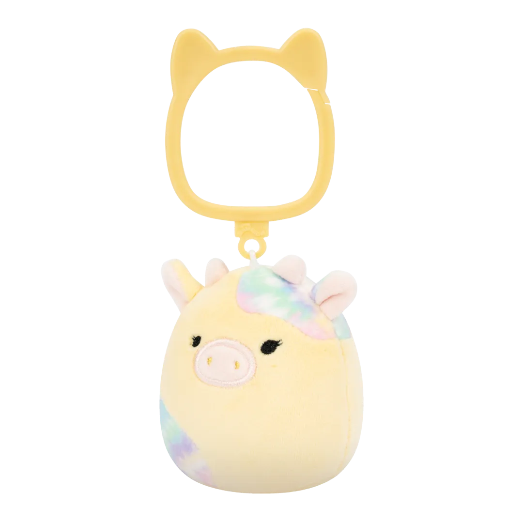 Squishmallows sleutelhanger Rina de koe met tie-dye vlekken, 9 cm - Image 2