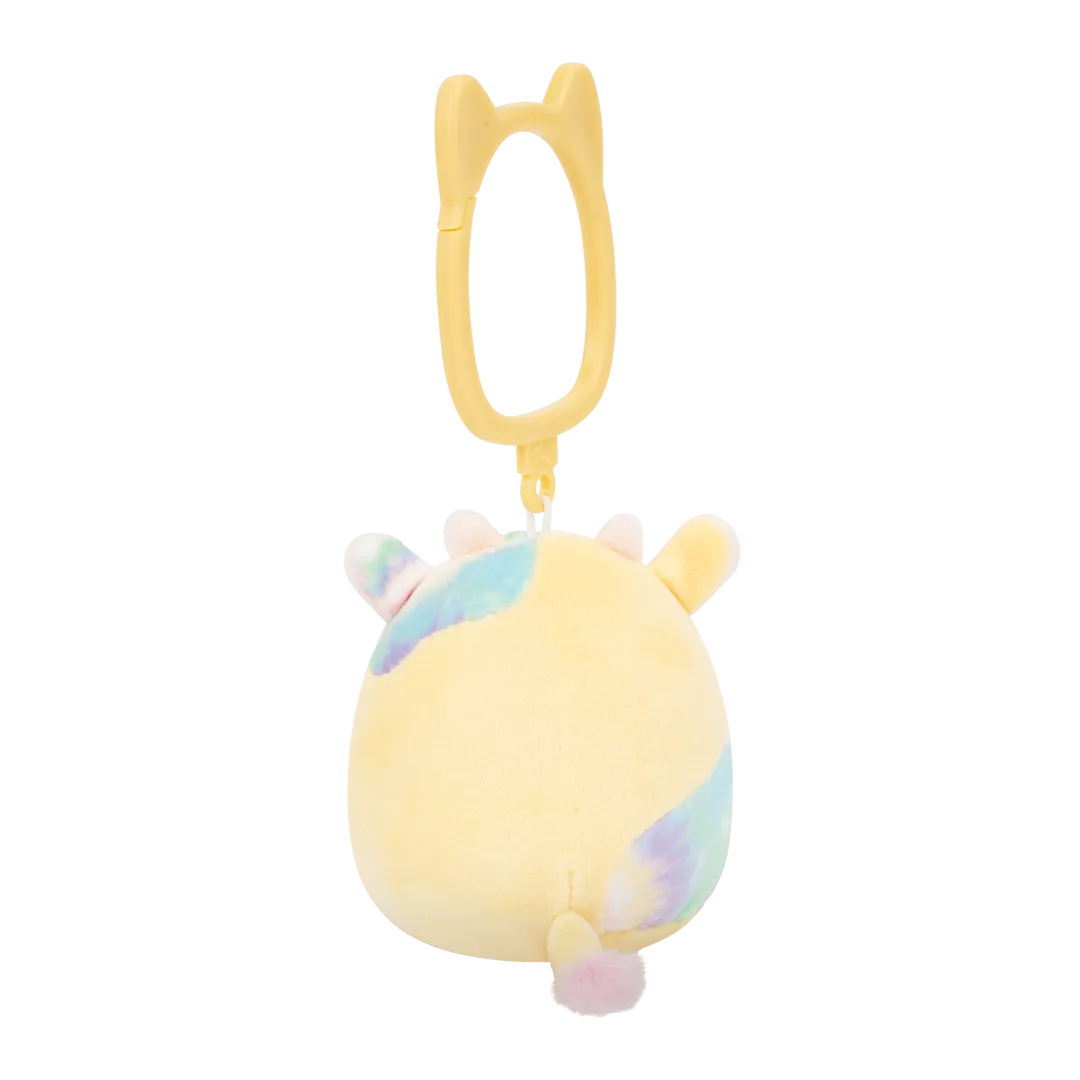 Squishmallows sleutelhanger Rina de koe met tie-dye vlekken, 9 cm - Image 4