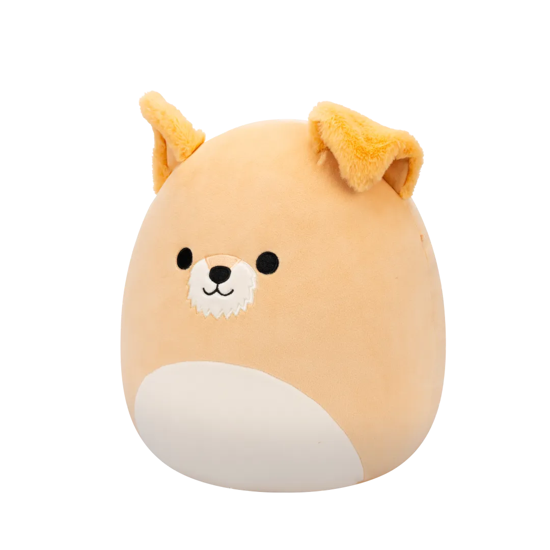 Squishmallows Cooper de bruine hond met witte buik, 30 cm - Image 3