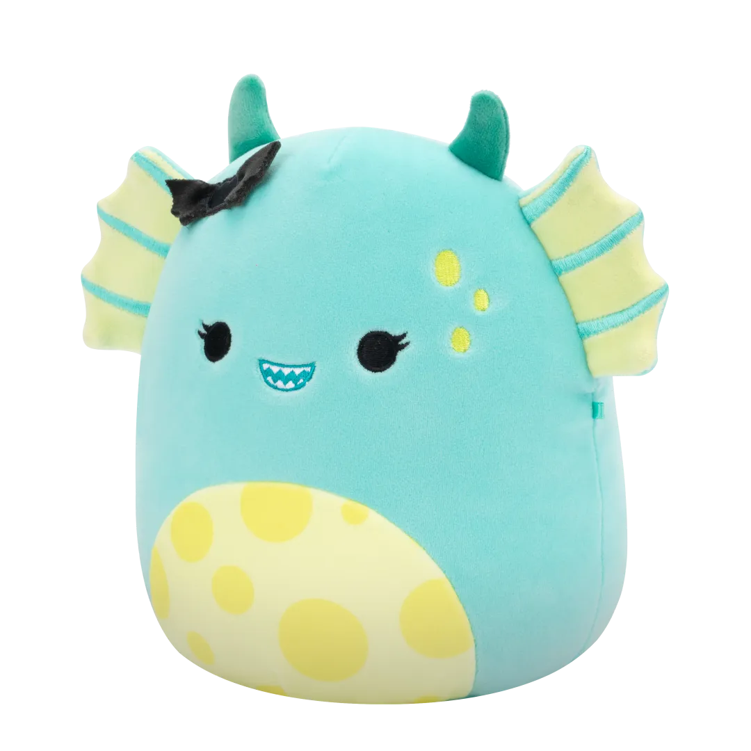 Squishmallows Liefste het Wintertaling Moerasmonster met gevlekte buik en vleermuisspeld, 20 cm - Image 2