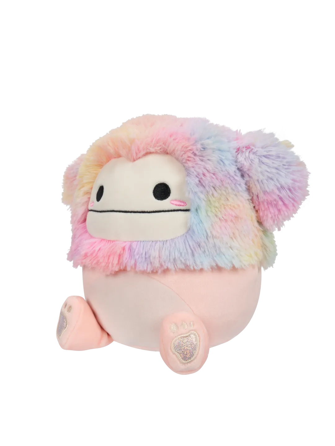 Squishmallows Diane the Peach Bigfoot met regenbooghaar, 20 cm - Image 2