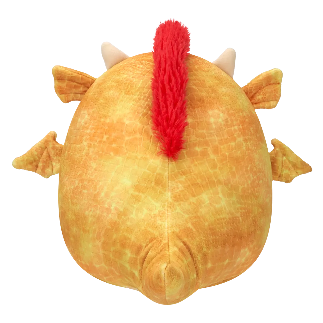 Squishmallows Dieric de gele draak met rood haar, 40 cm - Image 3