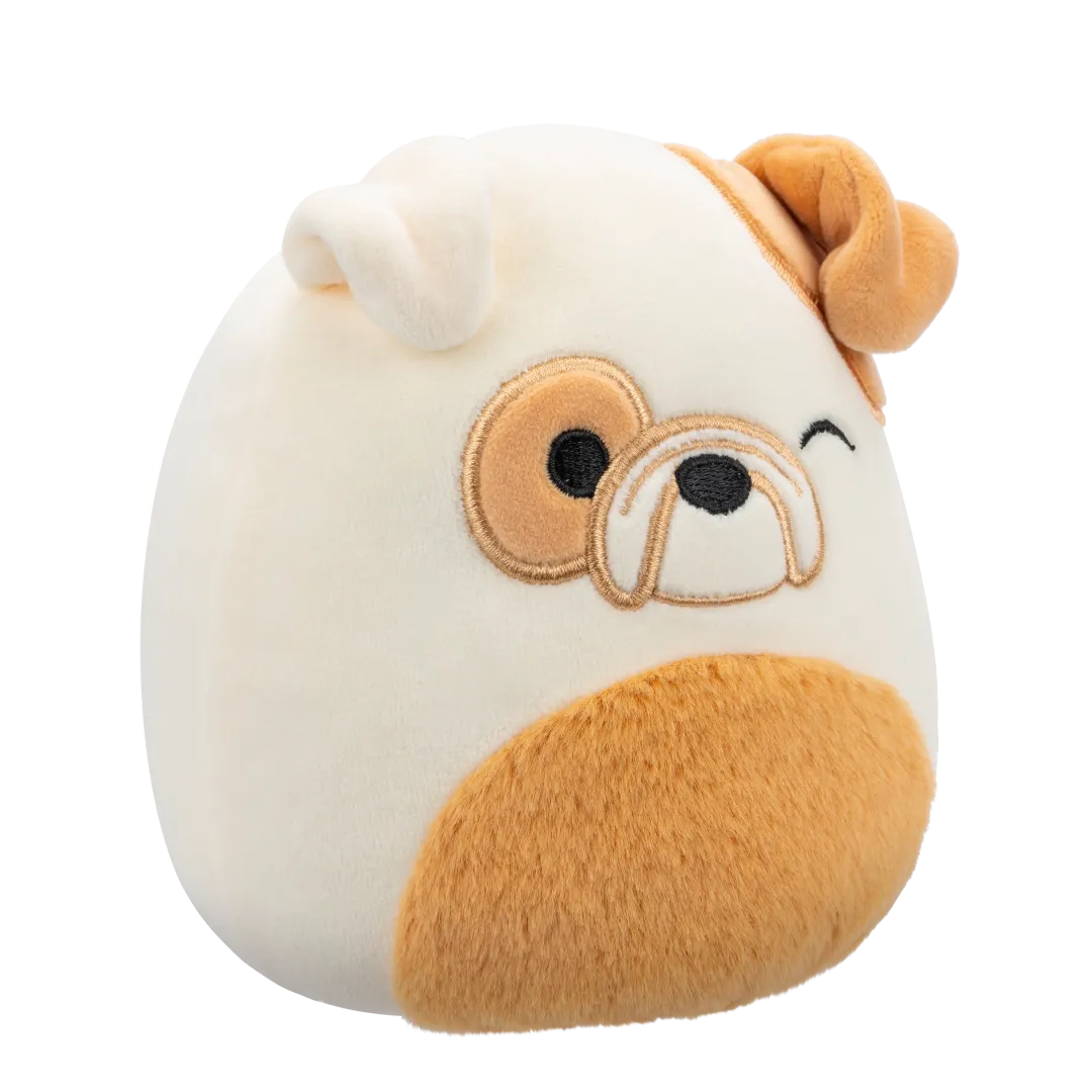 Squishmallows 2-in-1 Geraldine de Schotse Kat/Brock de bulldog, 13 cm - Image 3