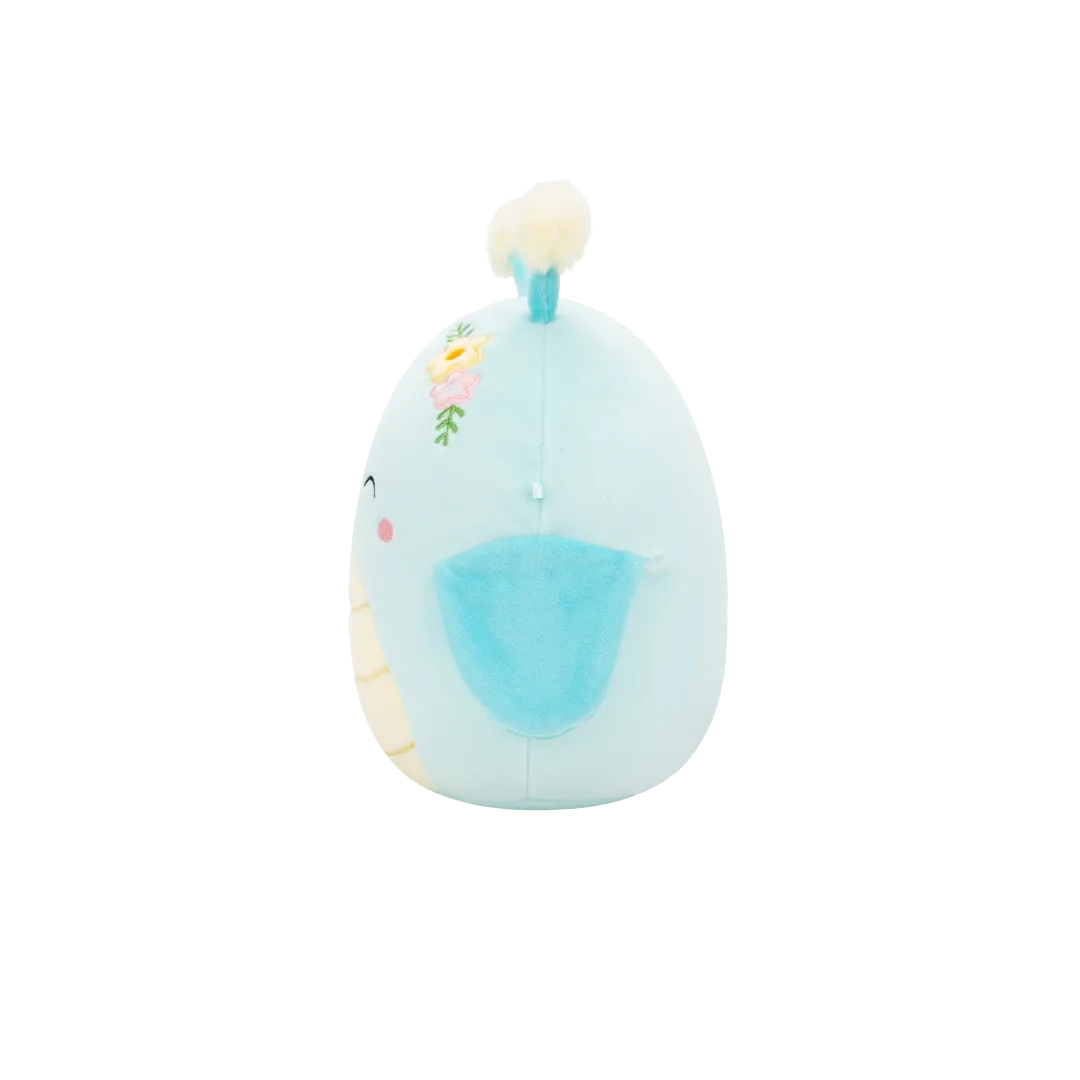 Squishmallows Giles de knipogende blauwe sprinkhaan met bloemen, 20 cm - Image 2