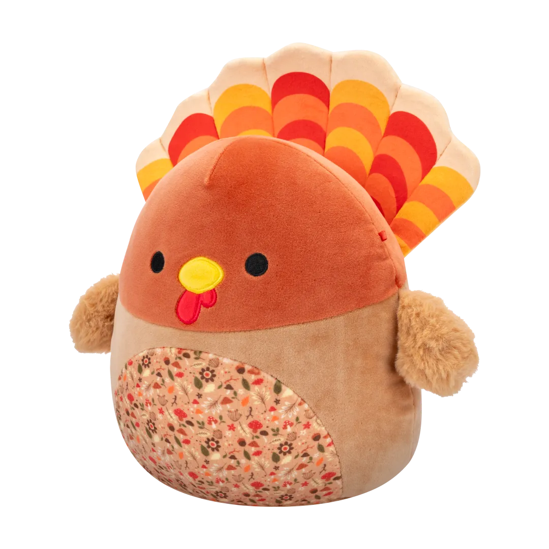 Squishmallows Gobrianna de bruine kalkoen met buikpatroon, 20 cm - Image 2