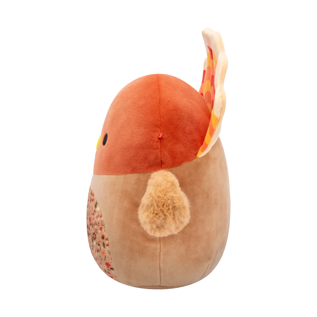 Squishmallows Gobrianna de bruine kalkoen met buikpatroon, 20 cm - Image 3