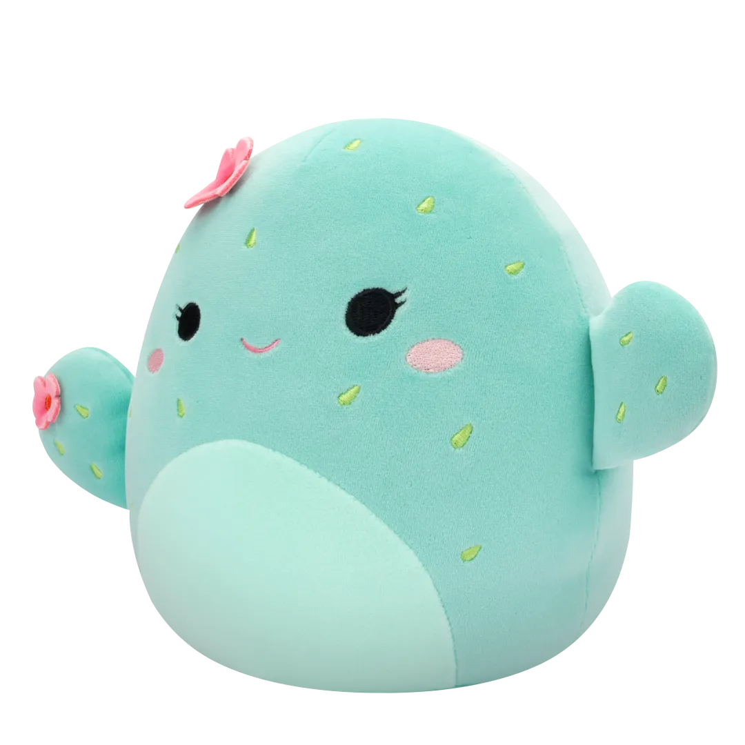 Squishmallows Graciela de Muntvat Cactus met roze bloemen, 20 cm - Image 2