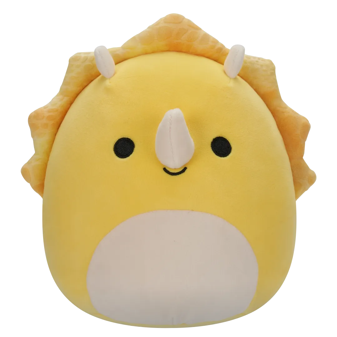 Squishmallows Lancaster de gele triceratops, 20 cm