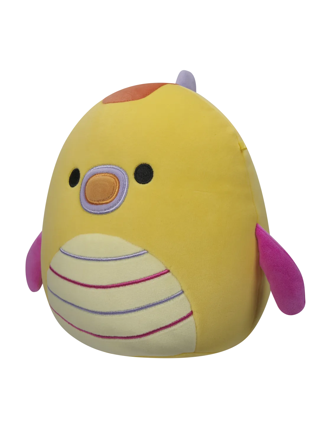 Squishmallows Leif de gele zeedraak met gestreepte buik, 20 cm - Image 2