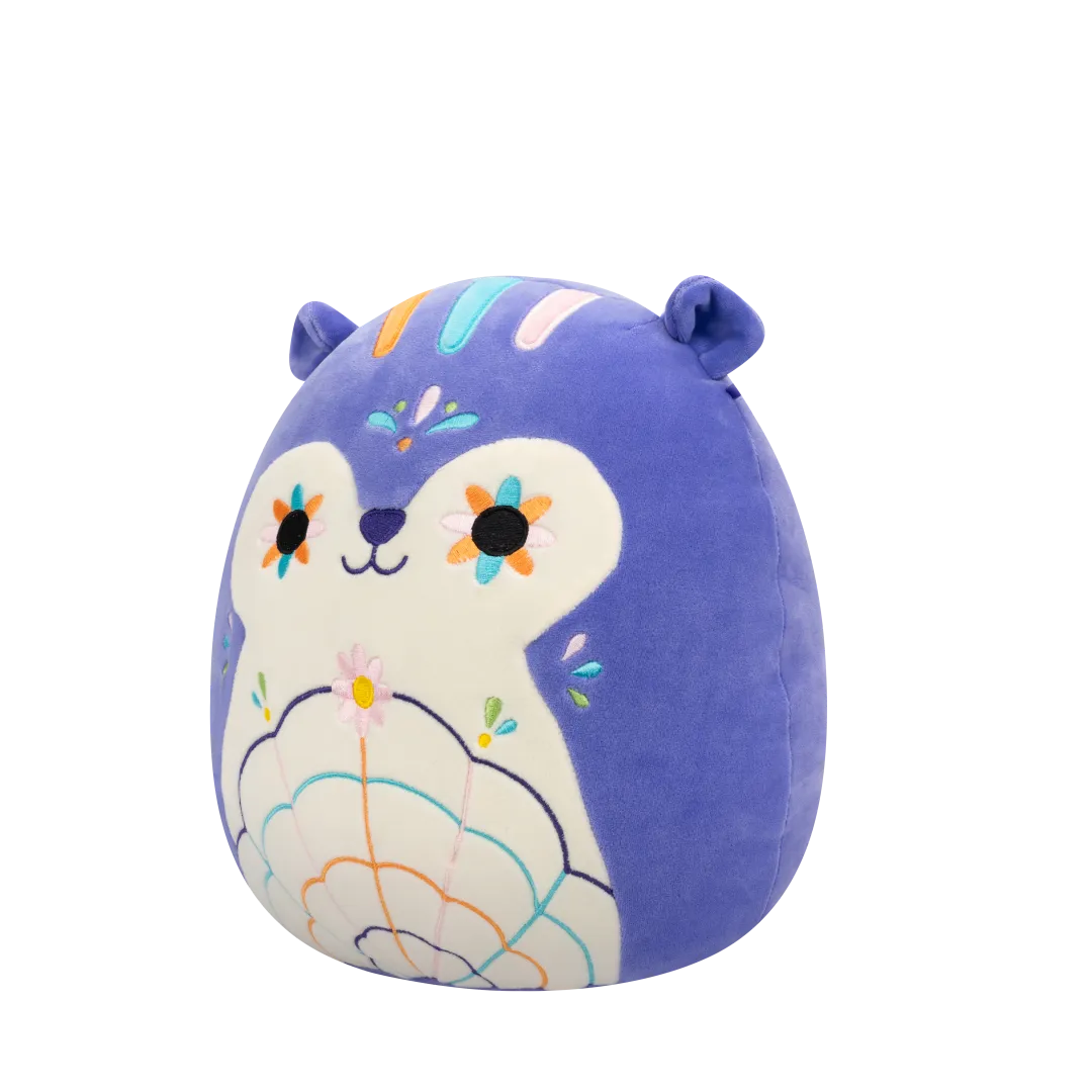 Squishmallows Luzma de Lavendel Day of the Dead eekhoorn, 20 cm - Image 2