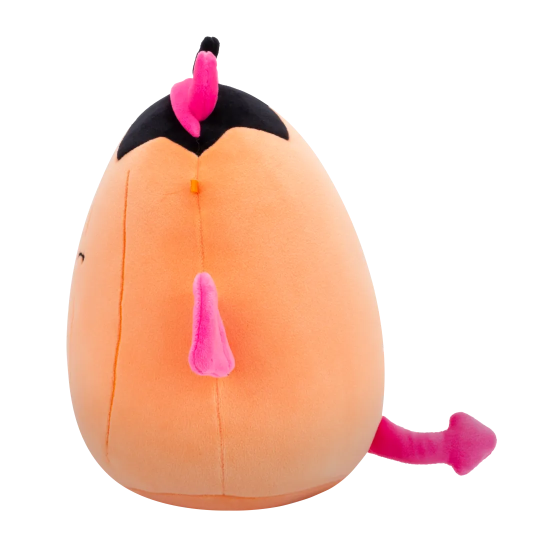 Squishmallows Margie - Pastel Oranje Pompoen in roze duivelskostuum, 20 cm - Image 3