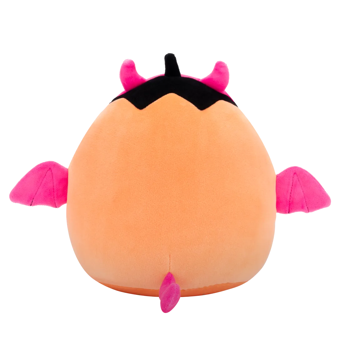 Squishmallows Margie - Pastel Oranje Pompoen in roze duivelskostuum, 20 cm - Image 4