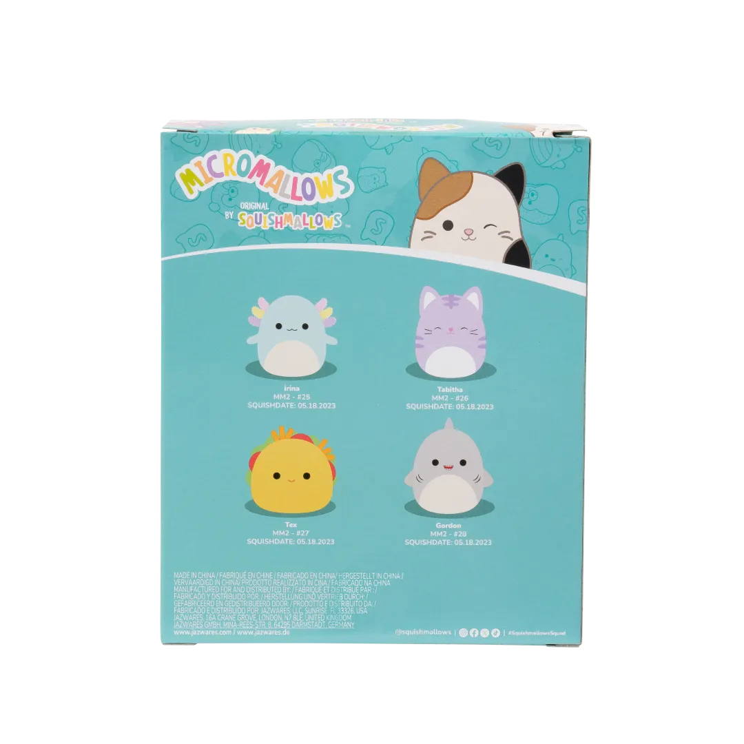 Squishmallows Micromallows 4-pack - Gordon, Tex, Tabitha, Irina - Image 3
