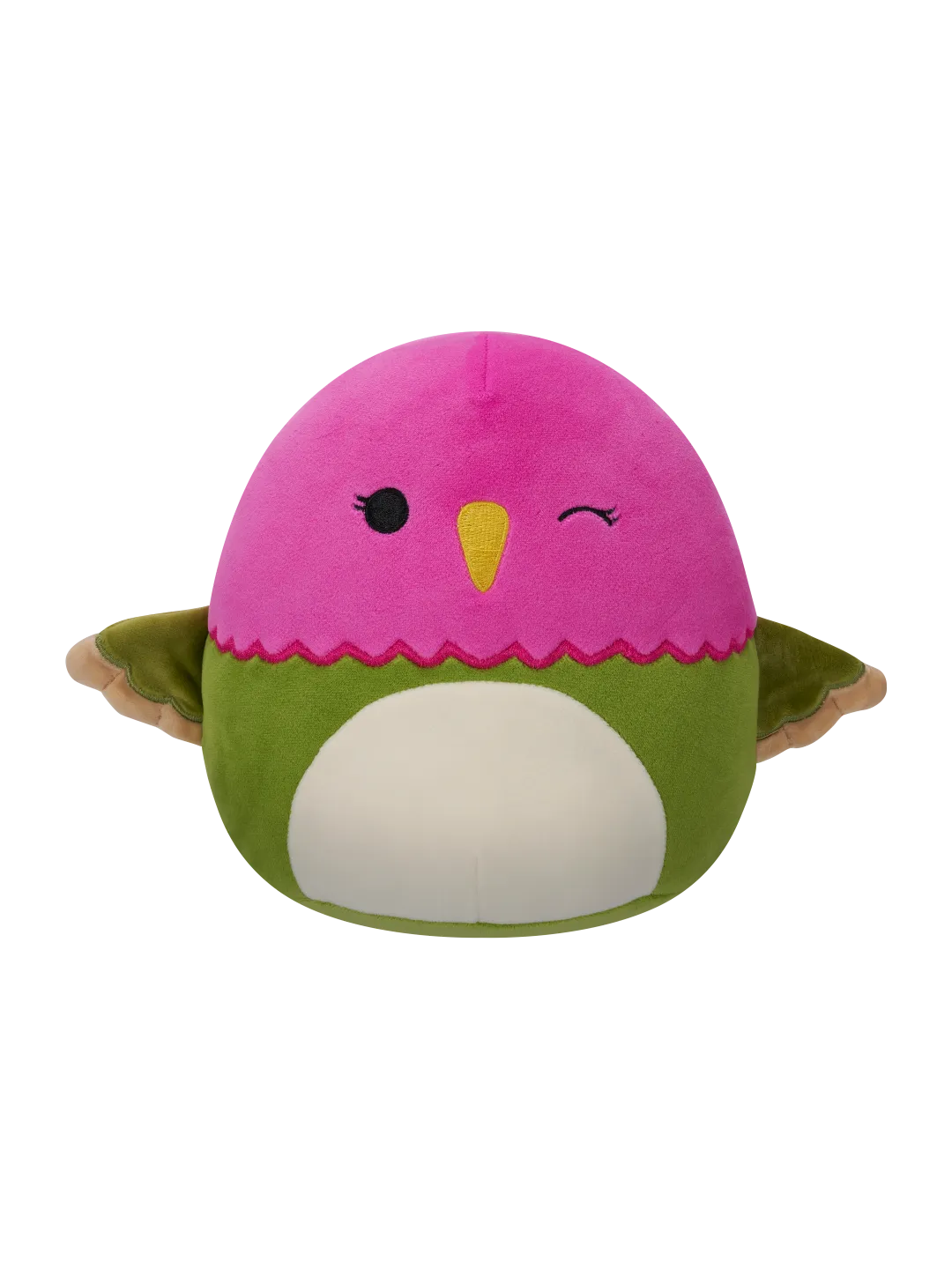 Squishmallows Na'Ima de roze en groene kolibrie, 20 cm