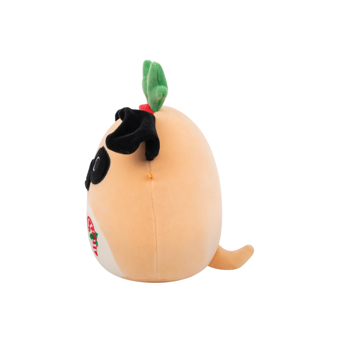 Squishmallows Prince de bruine mopshond met witte buik, 20 cm - Image 2
