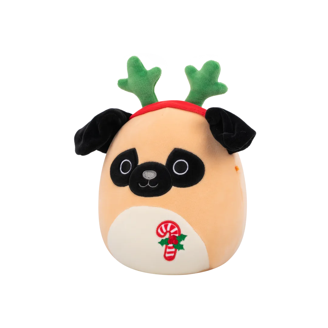 Squishmallows Prince de bruine mopshond met witte buik, 20 cm - Image 3