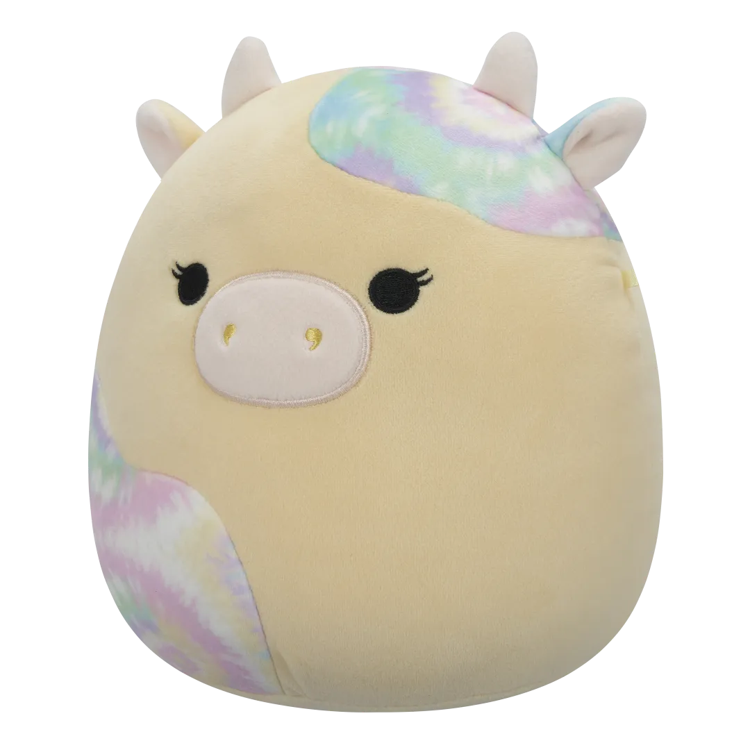 Squishmallows Rina de gele koe met tie-dye vlekken, 20 cm - Image 2