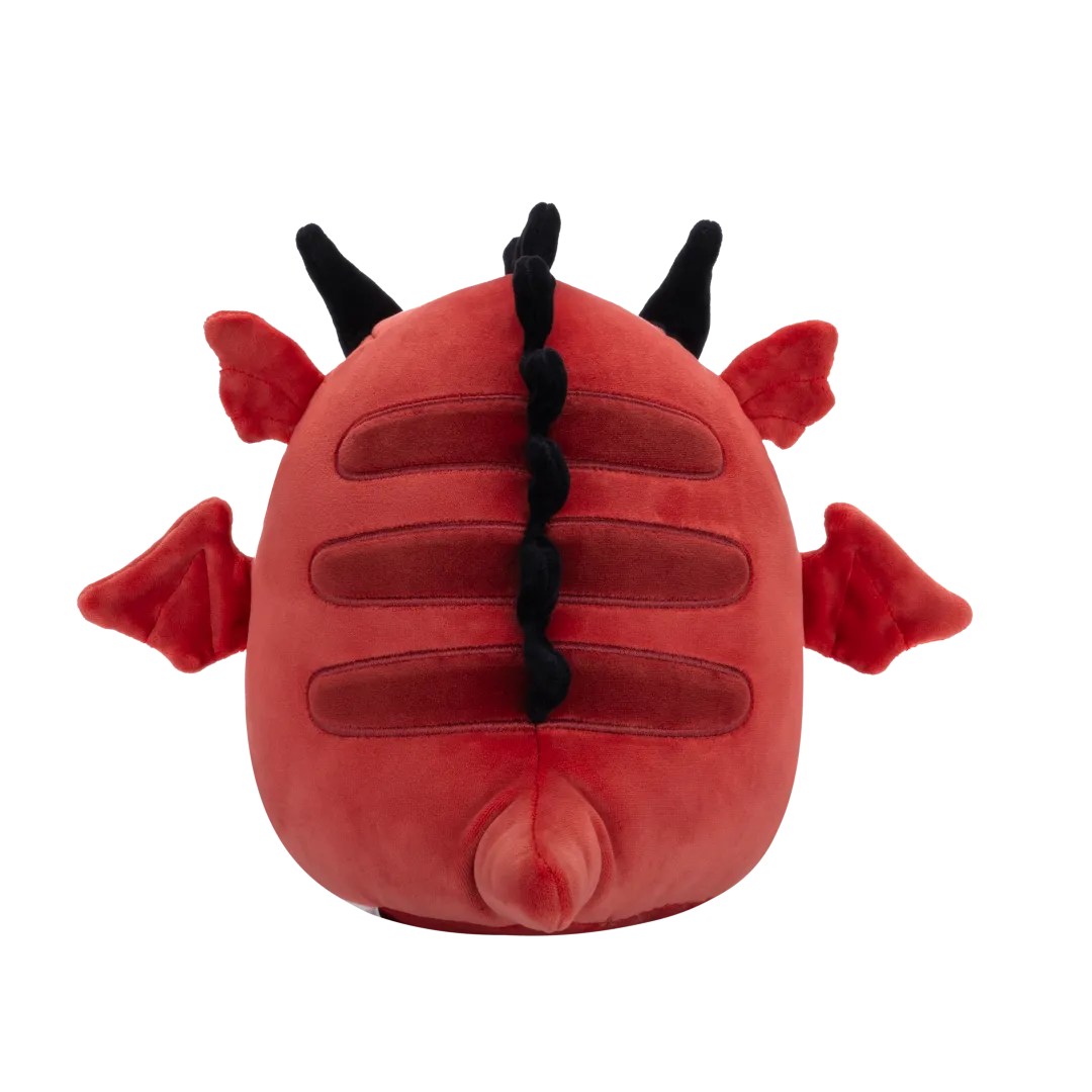 Squishmallows Salami de rode draak met boze ogen en glinsterende buik, 20 cm - Image 4