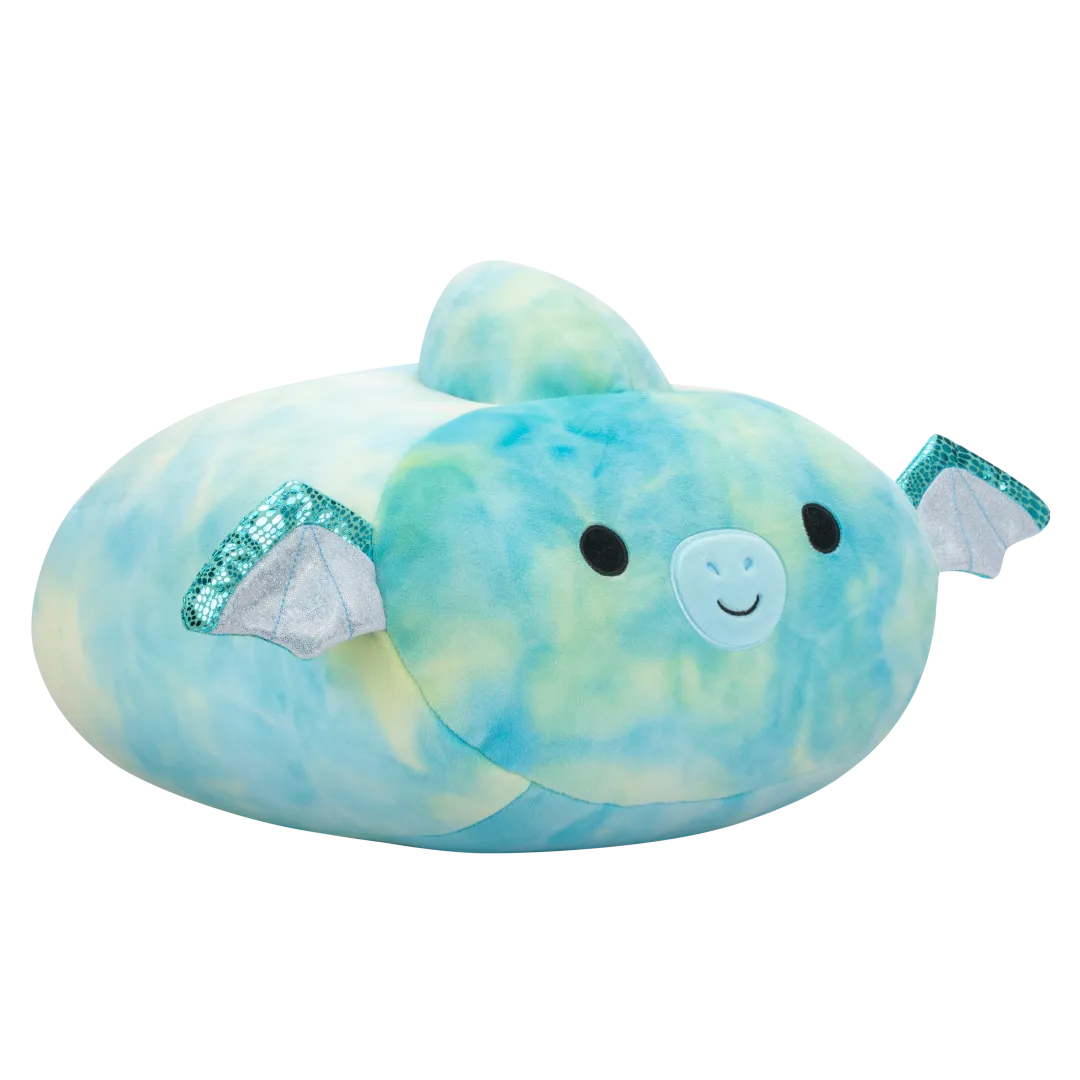 Squishmallows Stackables Reid de blauwgroene pterodactyl met glinsterende vleugels, 30 cm - Image 2