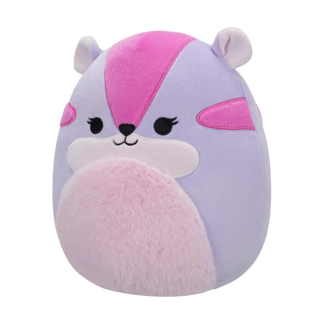Squishmallows Tamara de paarse en roze chipmunk, 20 cm - Image 4