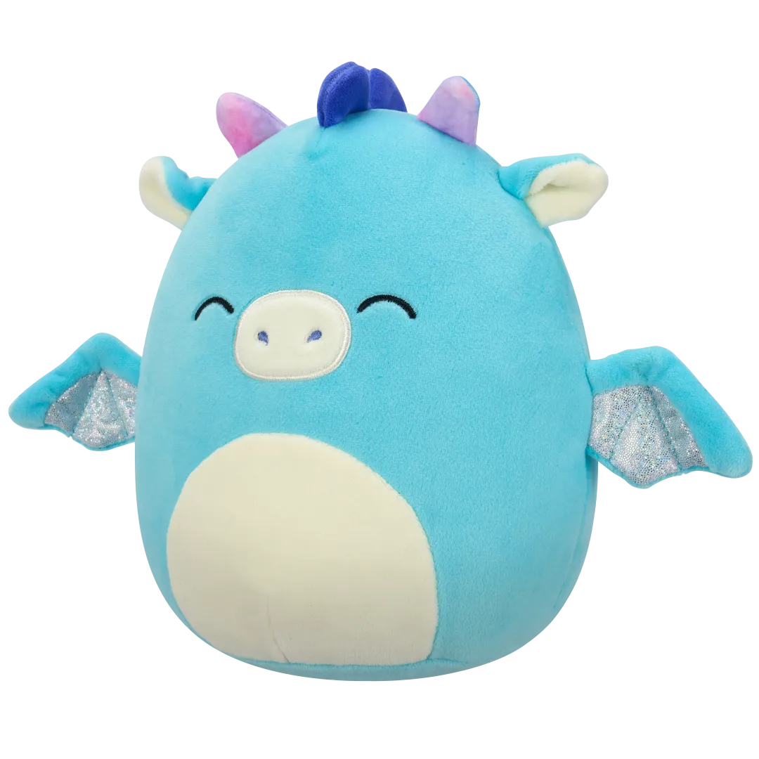 Squishmallows Tatiana de donkerblauwe draak met gesloten ogen, 20 cm - Image 2