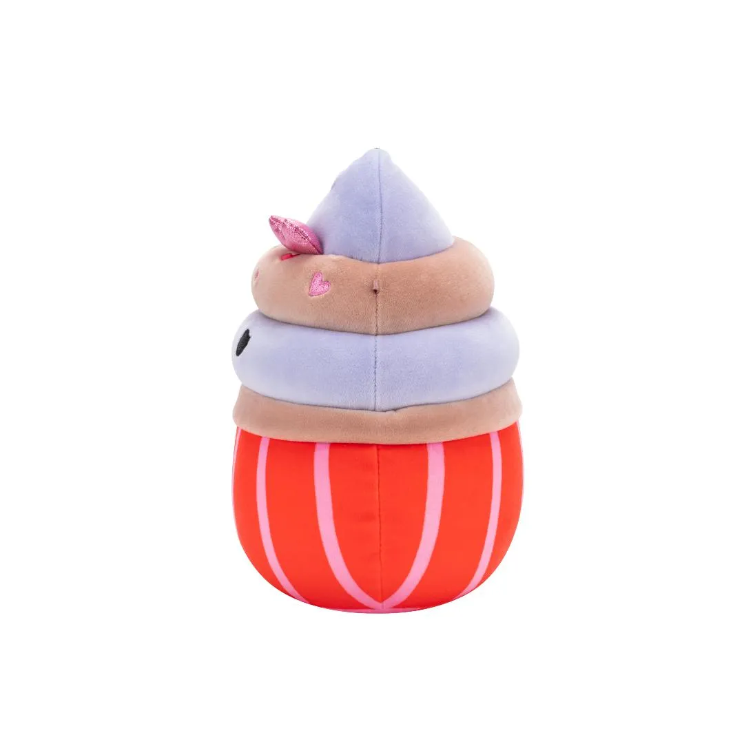 Squishmallows Tess de chocolade cupcake met gegolfd glazuur en sprinkles, 20 cm - Image 3