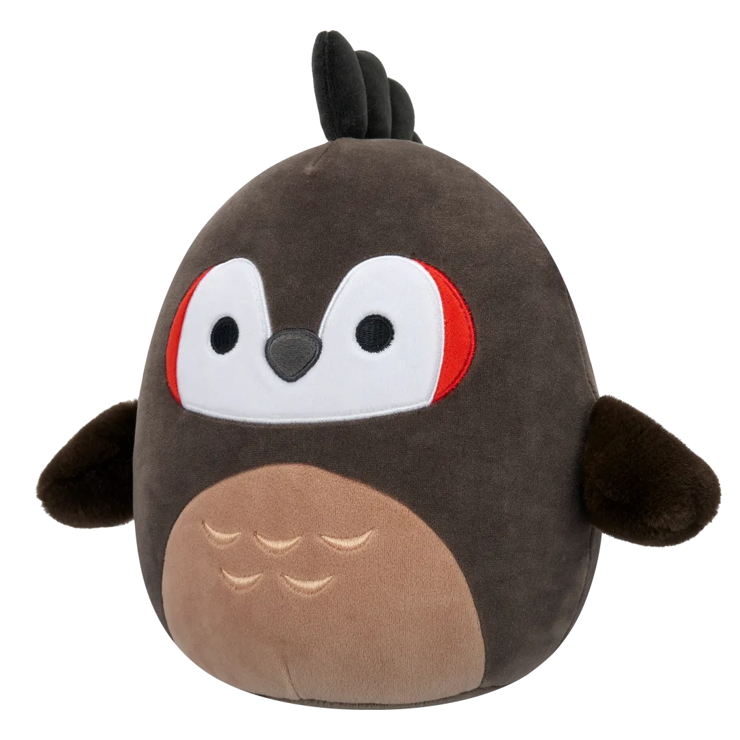 Squishmallows Theodore de donkere taupe roadrunner, 20 cm - Image 2