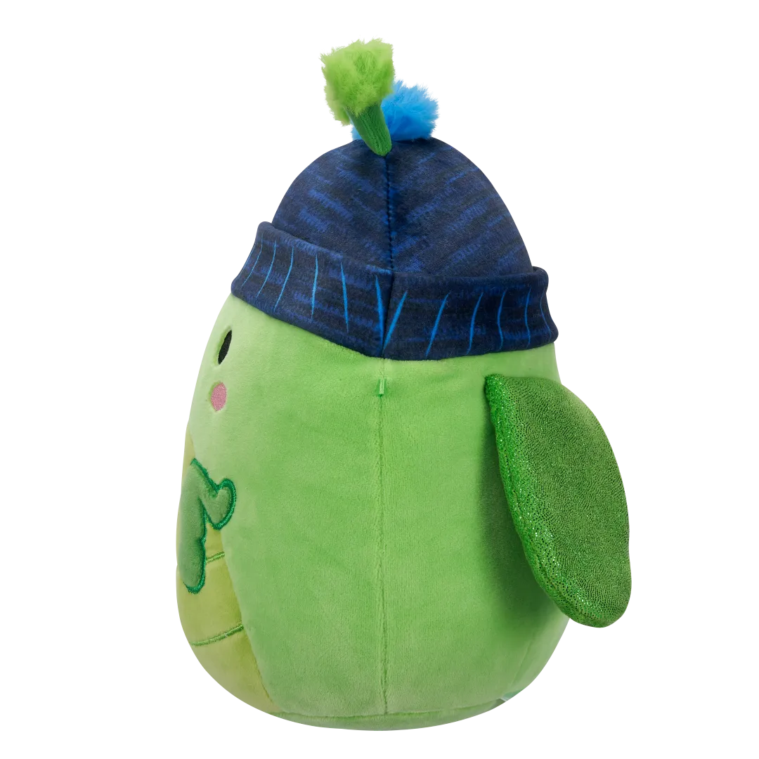 Squishmallows Trenton de groene bidsprinkhaan met muts, 20 cm - Image 3