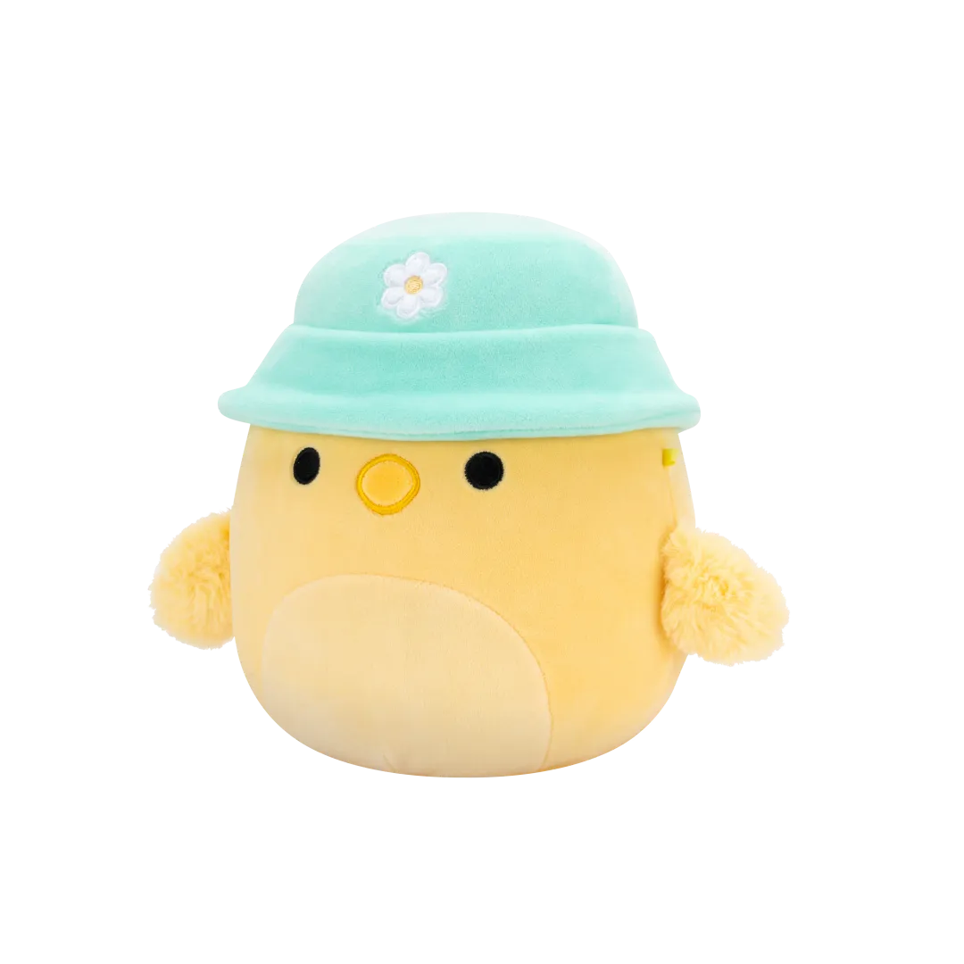 Squishmallows Triston de gele kuiken met mint emmerhoed, 20 cm - Image 3