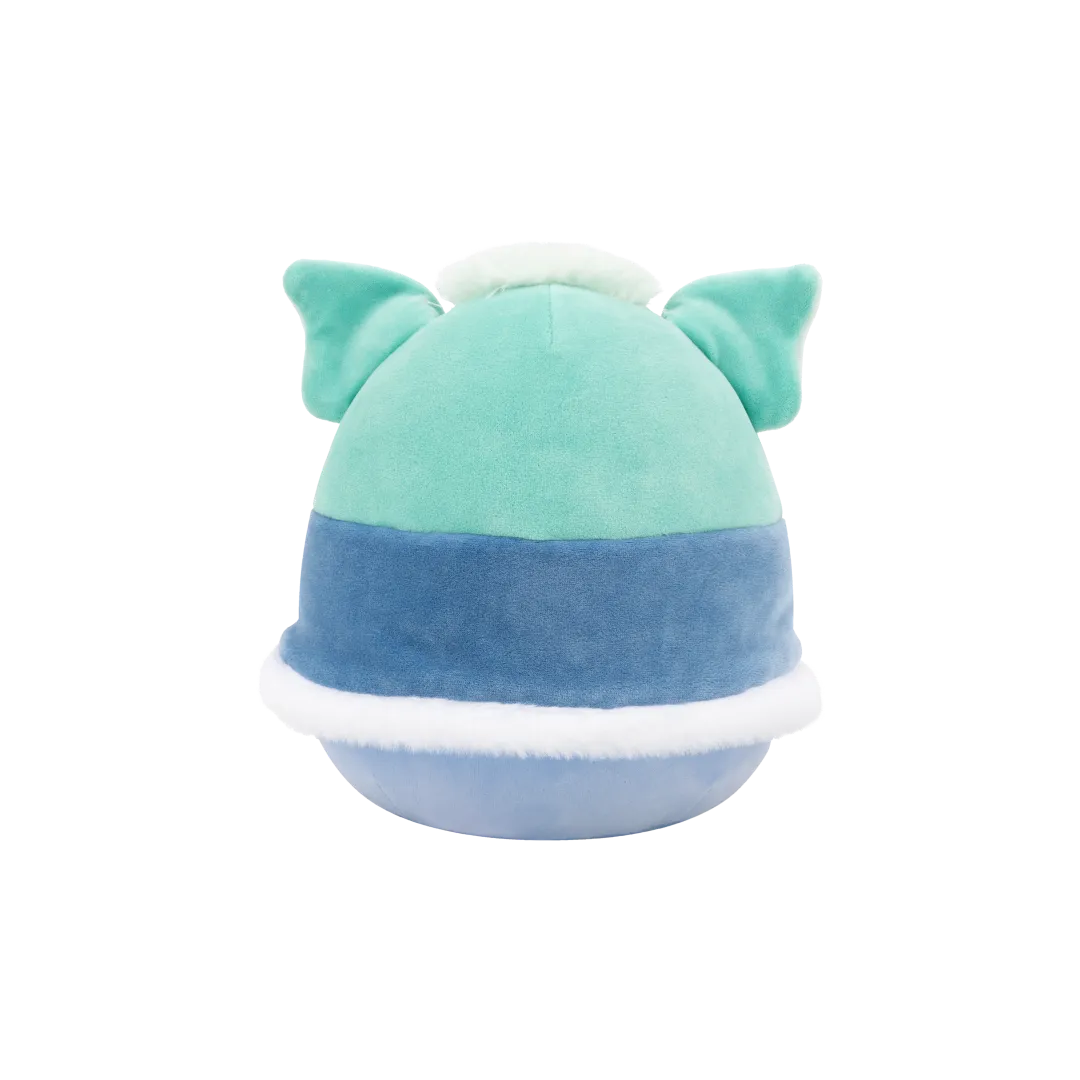 Squishmallows Troye de bleek blauwgroene goblin met winter outfit, 20 cm - Image 4