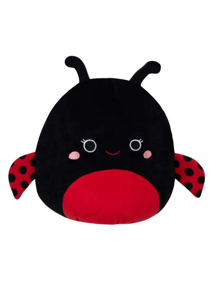 Squishmallows Trudy het zwarte Lieveheersbeestje, 35 cm