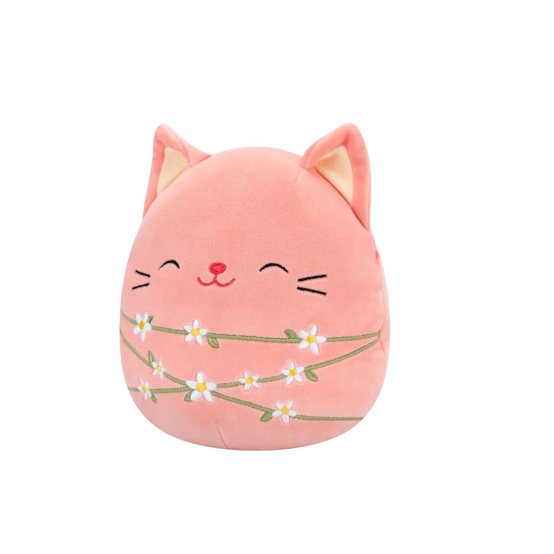 Squishmallows Wilka de perzikkat omwikkeld met bloemstelen, 20 cm - Image 2