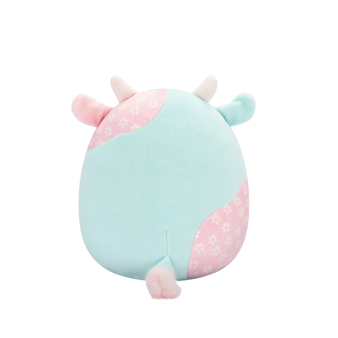 Squishmallows Yamaris de mint en roze bloemenkoe, 20 cm - Image 2