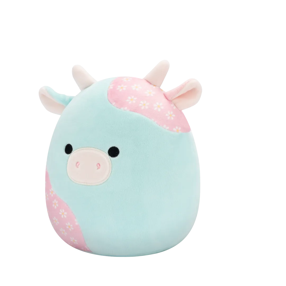 Squishmallows Yamaris de mint en roze bloemenkoe, 20 cm - Image 3