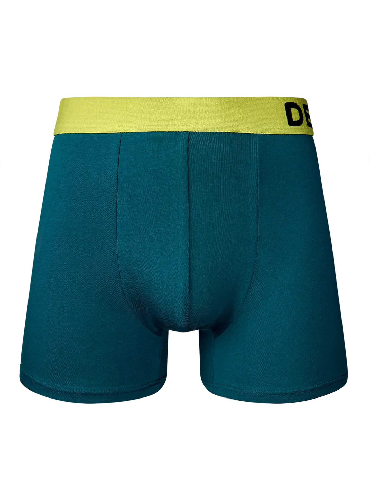 Blauwgroene en gele herentrunks
