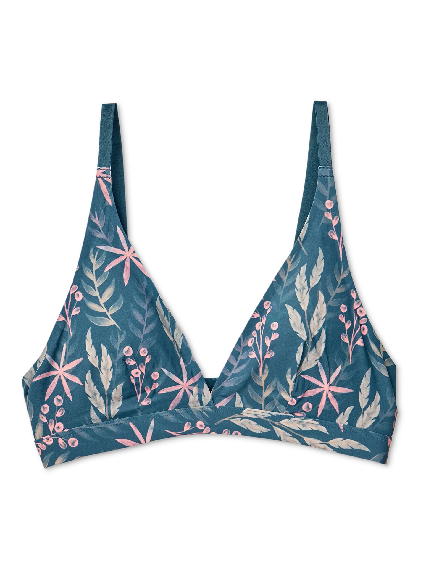 Naadloze driehoek-bralette Weidegras