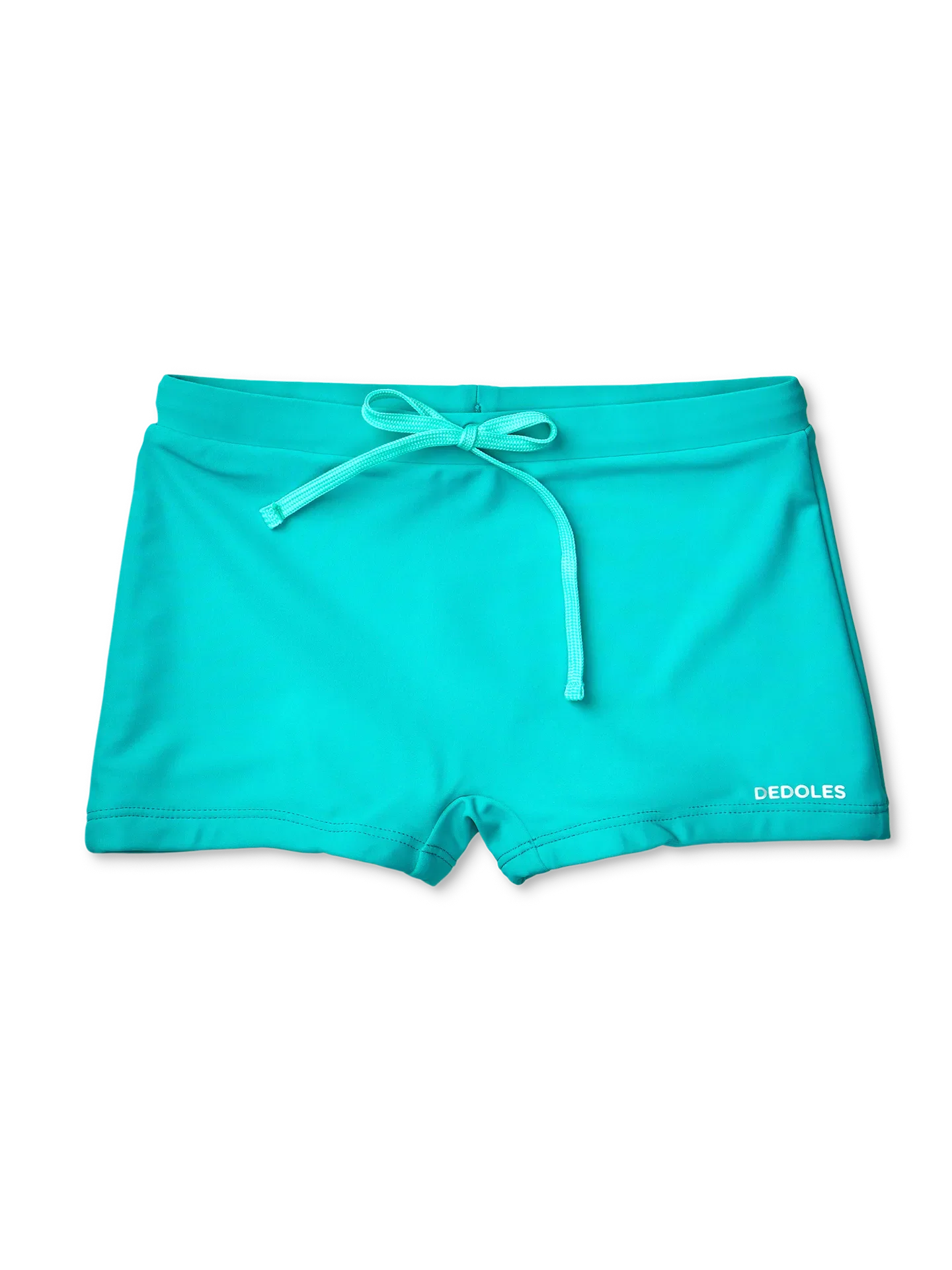 Turquoise elastisch zwemshort voor kinderen