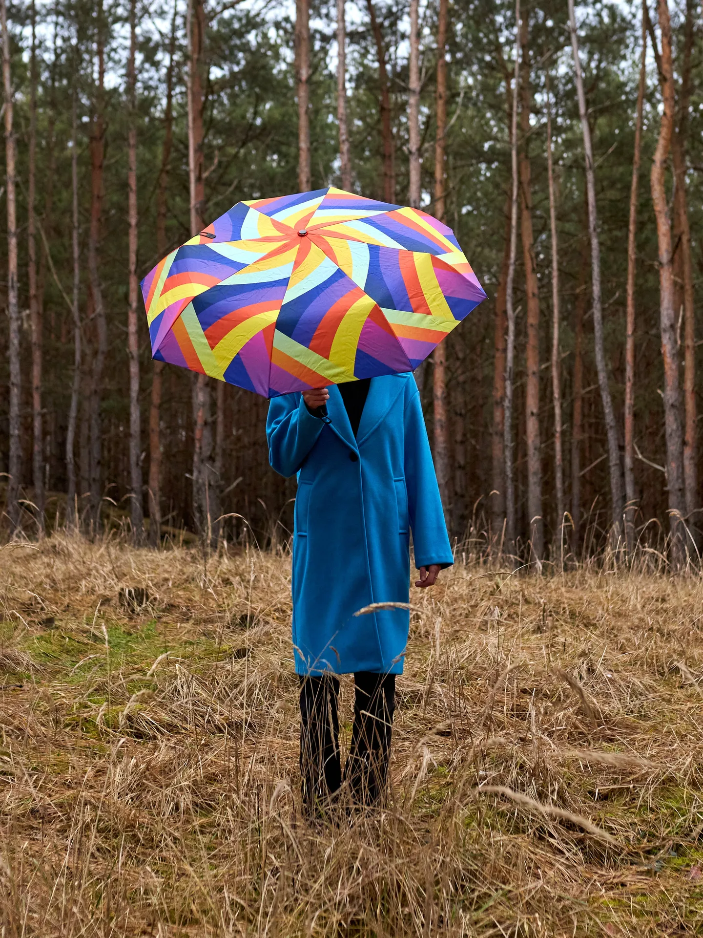 Vrolijke paraplu Regenboogkleuren - Image 8