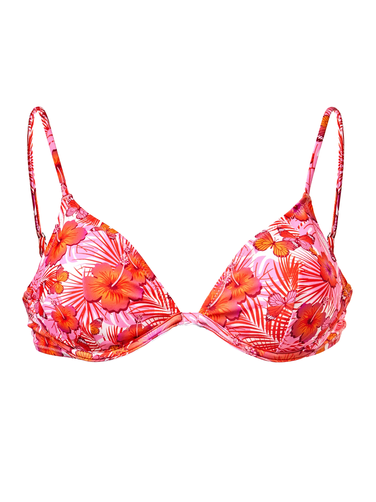 Beugel bikinitop Hibiscus