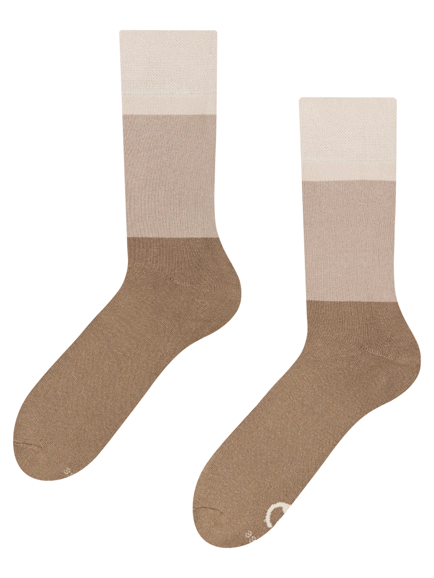 Warme sokken Beige tri-color