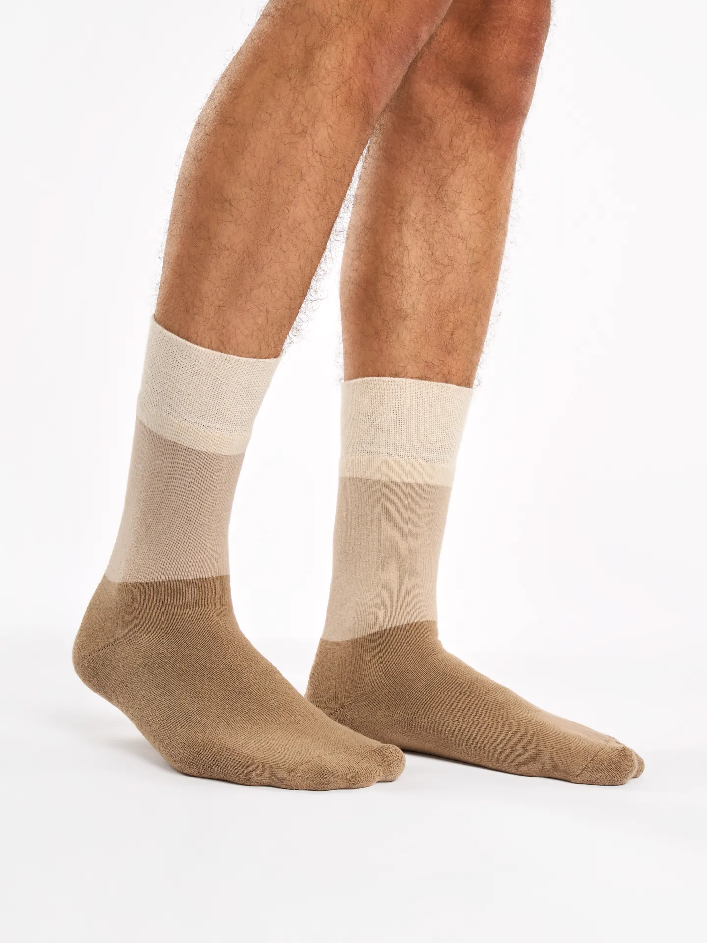 Warme sokken Beige tri-color - Image 4